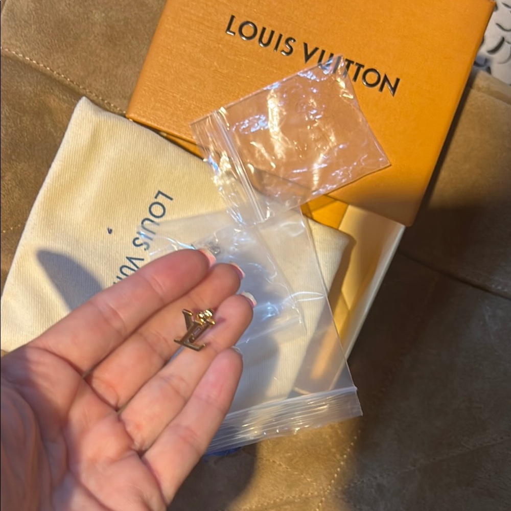 Louis Vuitton Gold Monogram Earring